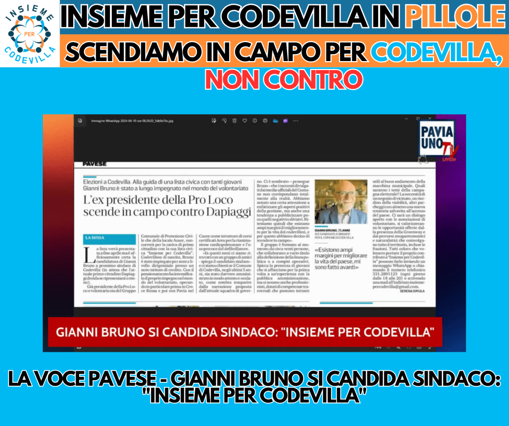 Insieme per Codevilla in pillole – Quarta&nbsp;Pillola