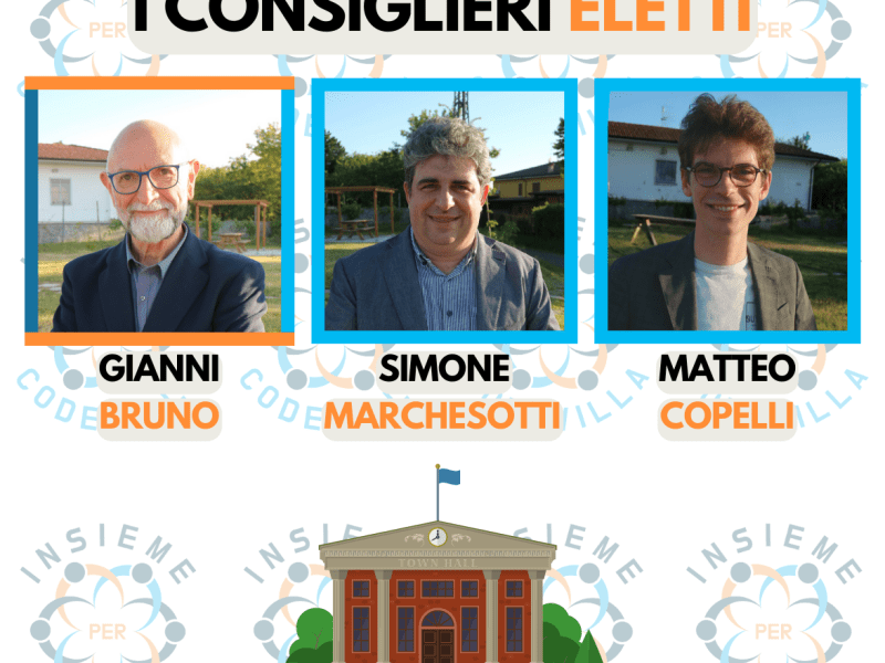 Consiglieri eletti di Insieme Per&nbsp;Codevilla